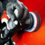 Car,Detailing,Concept.,Hands,Of,Man,With,Orbital,Polisher,In