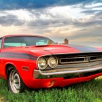 Moscow,,Russia,-,July,6:,American,Muscle,Car,Dodge,Challenger